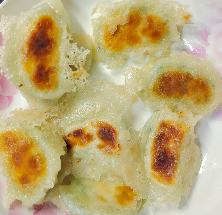 水煎饺制作